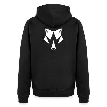 Loup-Garou - Veste à capuche bio Premium Unisexe - noir - Dos - Nico (187cm)