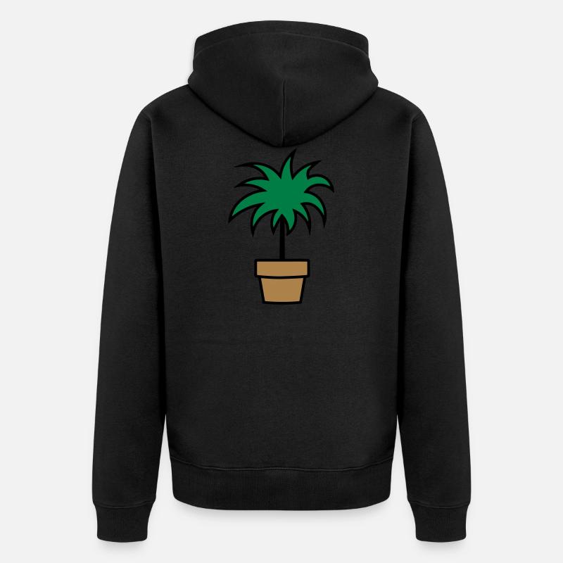 Plante plante d’intérieur plant - Veste à capuche bio Premium Unisexe - noir