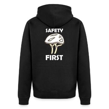 Casque de vélo Safety First - Veste à capuche bio Premium Unisexe - noir - Dos - Nico (187cm)