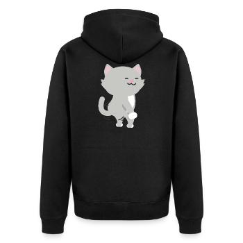 Twerk - Veste à capuche bio Premium Unisexe - noir - Dos - Nico (187cm)