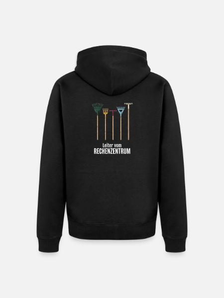 Programmierer Stundenlohn - Unisex Premium Bio Zip Hoodie - Schwarz