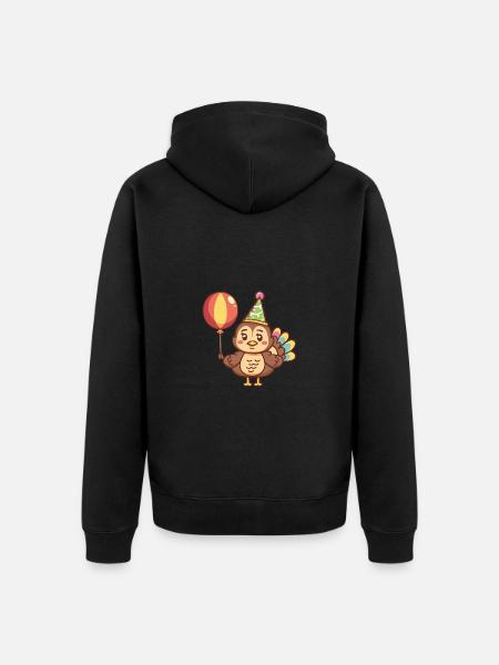 Truthan Birthday Comic - Unisex Premium Organic Zip Hoodie - black