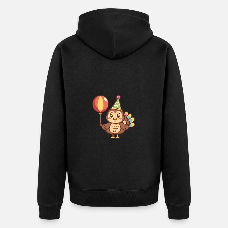 Bande dessinée d’anniversaire Truthan - Veste à capuche bio Premium Unisexe - noir