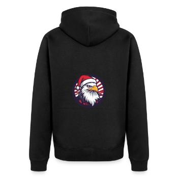 Aigle Noël Noël - Veste à capuche bio Premium Unisexe - noir - Dos - Nico (187cm)