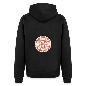 Enterrement de vie de garçon 2025 Crâne - Veste à capuche bio Premium Unisexe - noir - Dos - Nico (187cm)