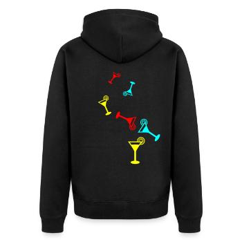 Alcool Tequilla - Veste à capuche bio Premium Unisexe - noir - Dos - Nico (187cm)