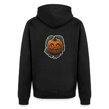 Citrouille - Veste à capuche bio Premium Unisexe - noir - Dos - Nico (187cm)