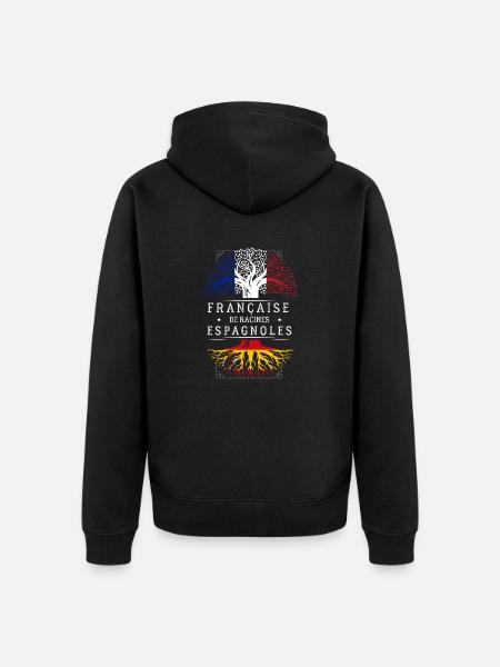 Racines Espagnoles - Veste à capuche bio Premium Unisexe - noir