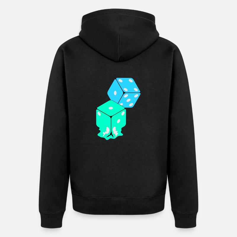 Dice - Veste à capuche bio Premium Unisexe - noir