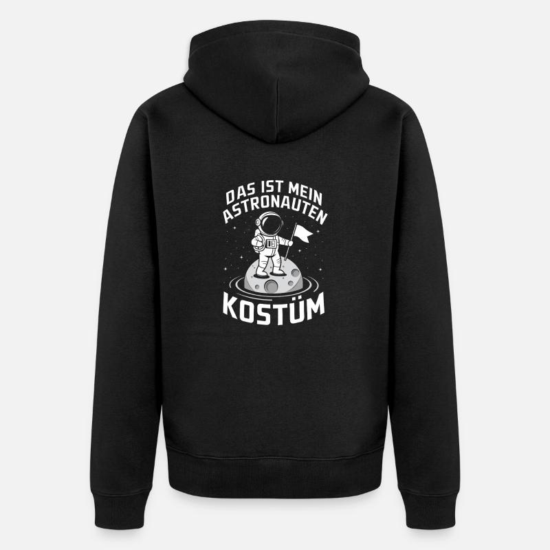 C’est mon costume d’astronaute - Veste à capuche bio Premium Unisexe - noir