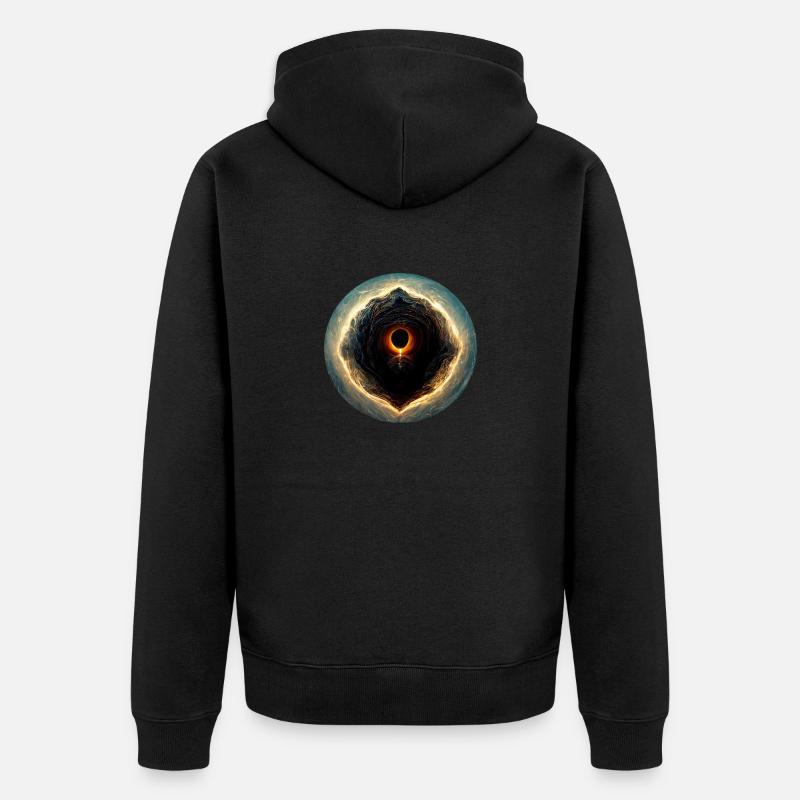 L’œil de Dieu - Veste à capuche bio Premium Unisexe - noir