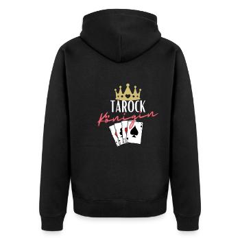 Reine du Tarot - Veste à capuche bio Premium Unisexe - noir - Dos - Nico (187cm)