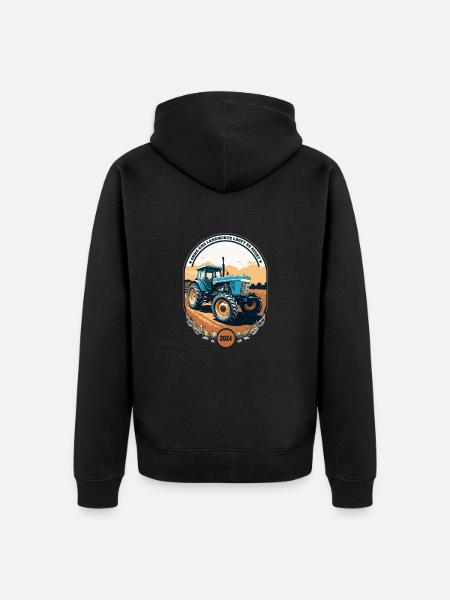 Farmers 2024 - Unisex Premium Organic Zip Hoodie - black