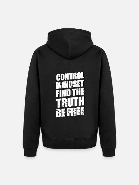 Mentalité - Veste à capuche bio Premium Unisexe - noir