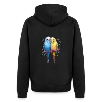 Budgies - Veste à capuche bio Premium Unisexe - noir - Dos - Nico (187cm)