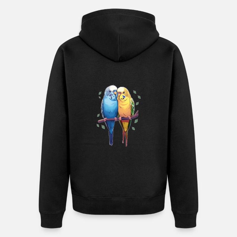 Budgies - Veste à capuche bio Premium Unisexe - noir