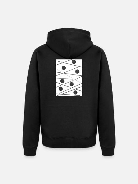 Solar - Veste à capuche bio Premium Unisexe - noir