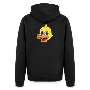 canard - Veste à capuche bio Premium Unisexe - noir - Dos - Nico (187cm)