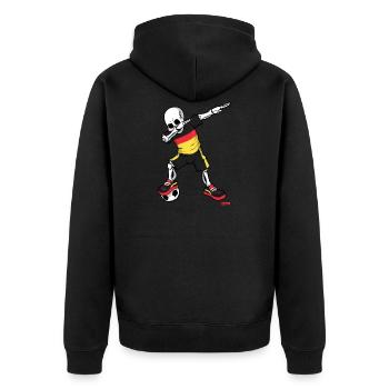 Soccer Dab Skelett Allemagne HARIZ Football Da - Veste à capuche bio Premium Unisexe - noir - Dos - Nico (187cm)