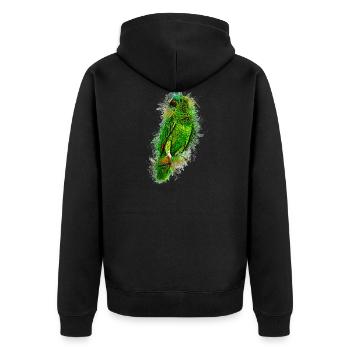 Papagei - Veste à capuche bio Premium Unisexe - noir - Dos - Nico (187cm)