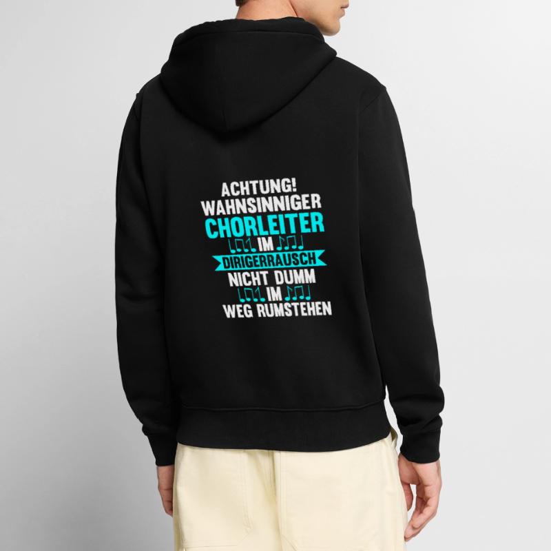 Chorleiter Beruf Dirigent Geschenk Unisex Premium Bio Zip Hoodie