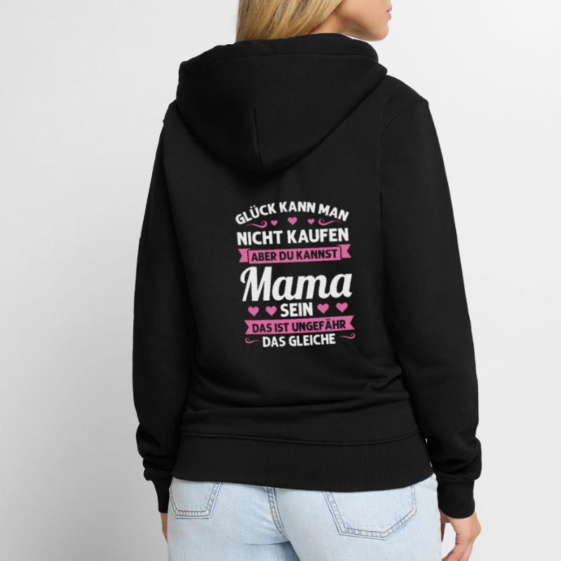 Mutter Mutter Tag Mama Geschenk Unisex Premium Bio Zip Hoodie