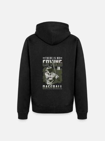 Baseball bat America Baseballer - Unisex Premium Organic Zip Hoodie - black