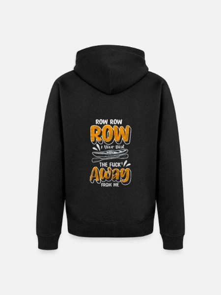 Rudern Steuermann Verein - Unisex Premium Bio Zip Hoodie - Schwarz