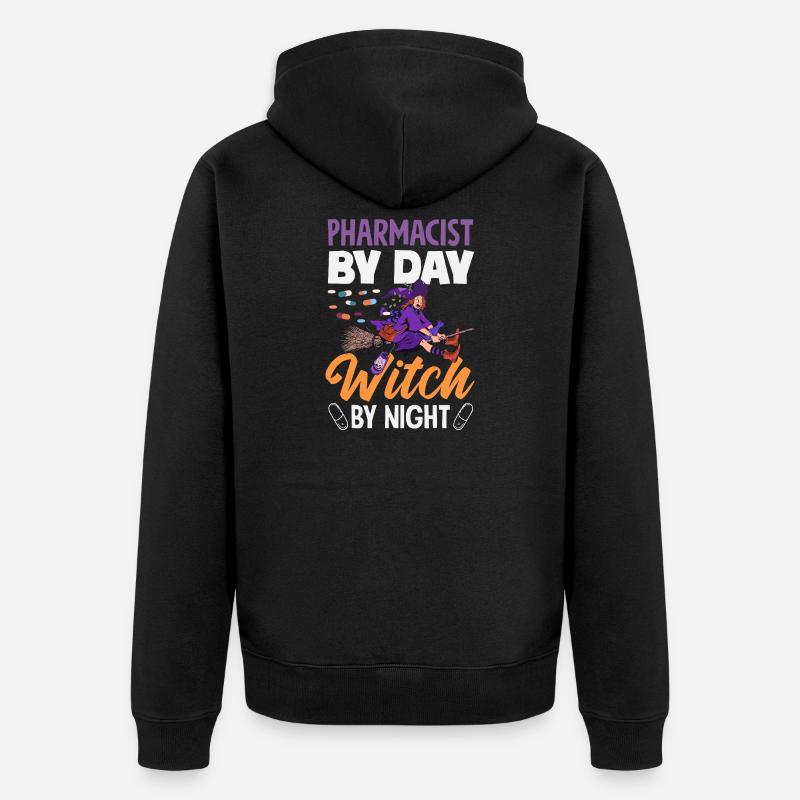 Pharmacien Technicien Pharmaceutique - Veste à capuche bio Premium Unisexe - noir