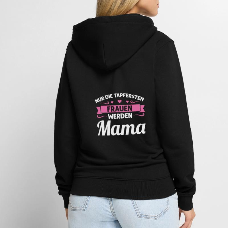 Mutter Mutter Tag Mama Geschenk Unisex Premium Bio Zip Hoodie