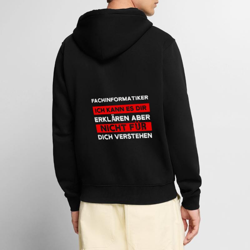 Fachinformatiker Beruf Programmierer Geschenk Unisex Premium Bio Zip Hoodie