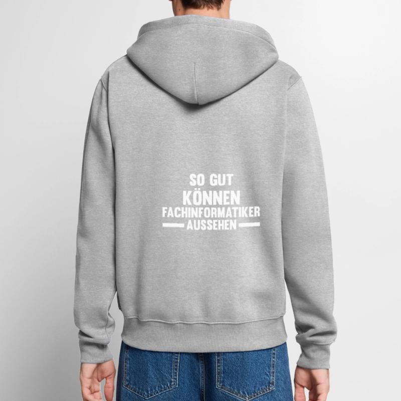 Programmieren Codieren Programmierer Geschenk Unisex Premium Bio Zip Hoodie
