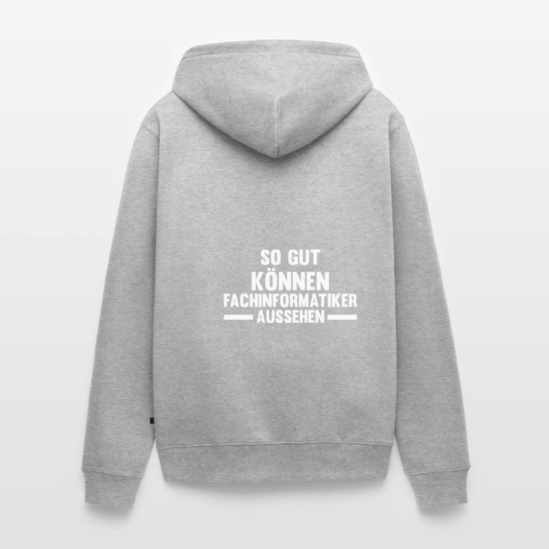 Programmieren Codieren Programmierer Geschenk Unisex Premium Bio Zip Hoodie