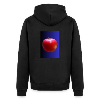 Pomme - Veste à capuche bio Premium Unisexe - noir - Dos - Nico (187cm)