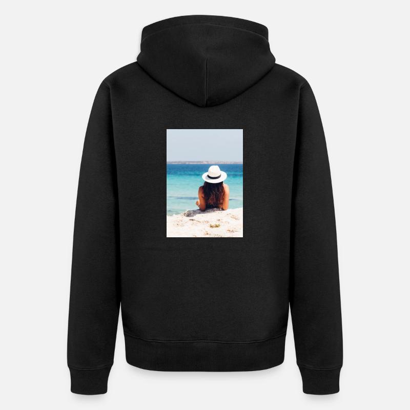 Summer - Veste à capuche bio Premium Unisexe - noir