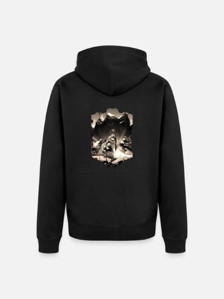 Computer-PC-Spieltechnologie Gamer-Gaming Modern - Unisex Premium Bio Zip Hoodie - Schwarz