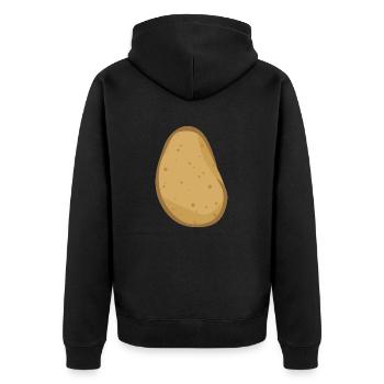 Potato - Veste à capuche bio Premium Unisexe - noir - Dos - Nico (187cm)
