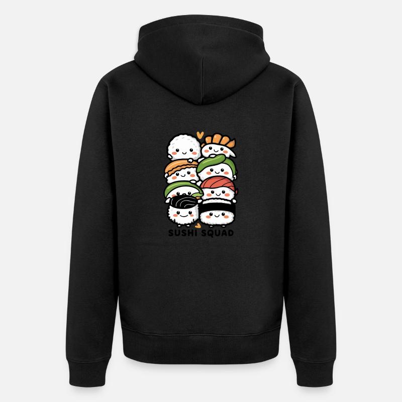 L’équipe de Suchi - Veste à capuche bio Premium Unisexe - noir