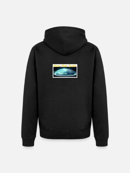 Firm.Flat.Fund. - Unisex Premium Bio Zip Hoodie - Schwarz