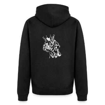 Cesky Fousek Krone Chien Chiens Wilsigns - Veste à capuche bio Premium Unisexe - noir - Dos - Nico (187cm)