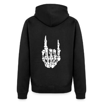 Metal For Ever - Musique - Dire - Veste à capuche bio Premium Unisexe - noir - Dos - Nico (187cm)