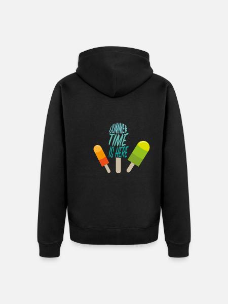 Summertime Eis - Unisex Premium Bio Zip Hoodie - 