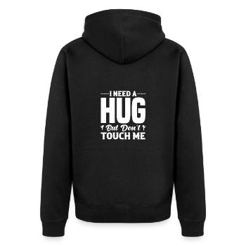 Cactus Fucculent Cactus Garden Cactus Plants - Unisex Premium Organic Zip Hoodie - black - Back - Nico (187cm)