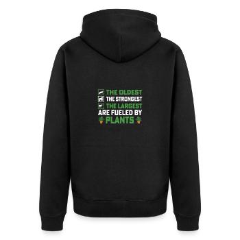 Militant des droits des animaux Végétalien Végétarien Amoureux des animaux Animal - Veste à capuche bio Premium Unisexe - noir - Dos - Nico (187cm)