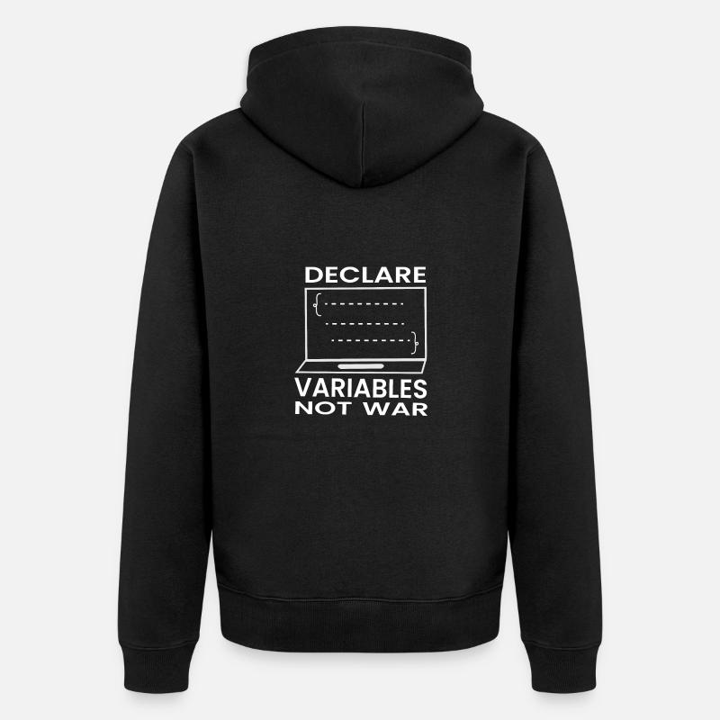 Softwareentwickler Programmierer Geschenk - Unisex Premium Bio Zip Hoodie - Schwarz