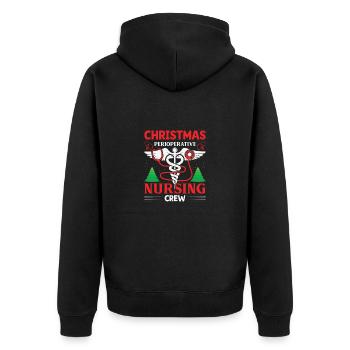 Infirmière de Noël - Veste à capuche bio Premium Unisexe - noir - Dos - Nico (187cm)