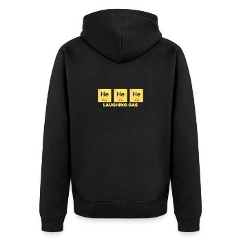 Chimiste Chimiste Études de chimie Professeur React - Veste à capuche bio Premium Unisexe - noir - Dos - Nico (187cm)