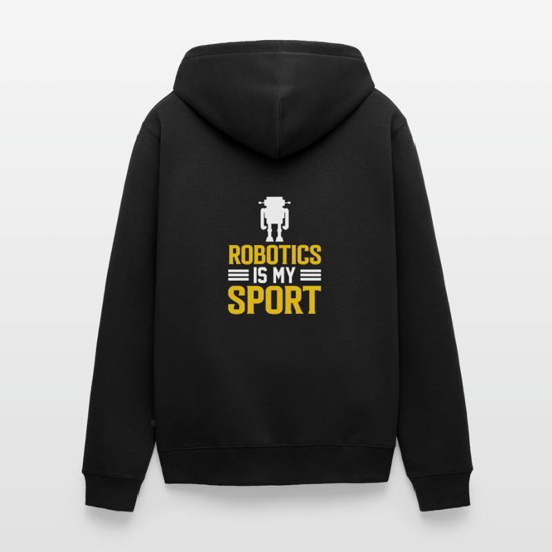 Robot Programmer Automation Technician Unisex Premium Organic Zip Hoodie