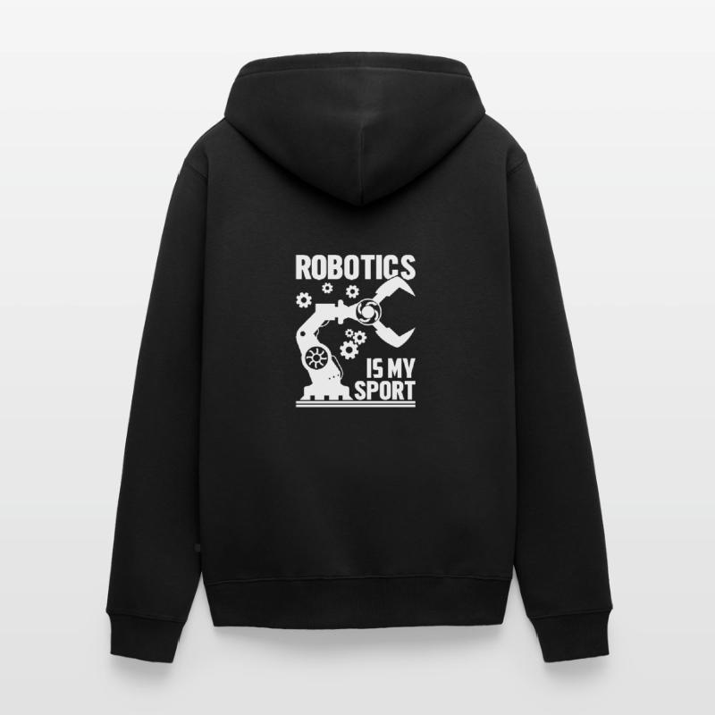 Robot Programmer Automation Technician Unisex Premium Organic Zip Hoodie