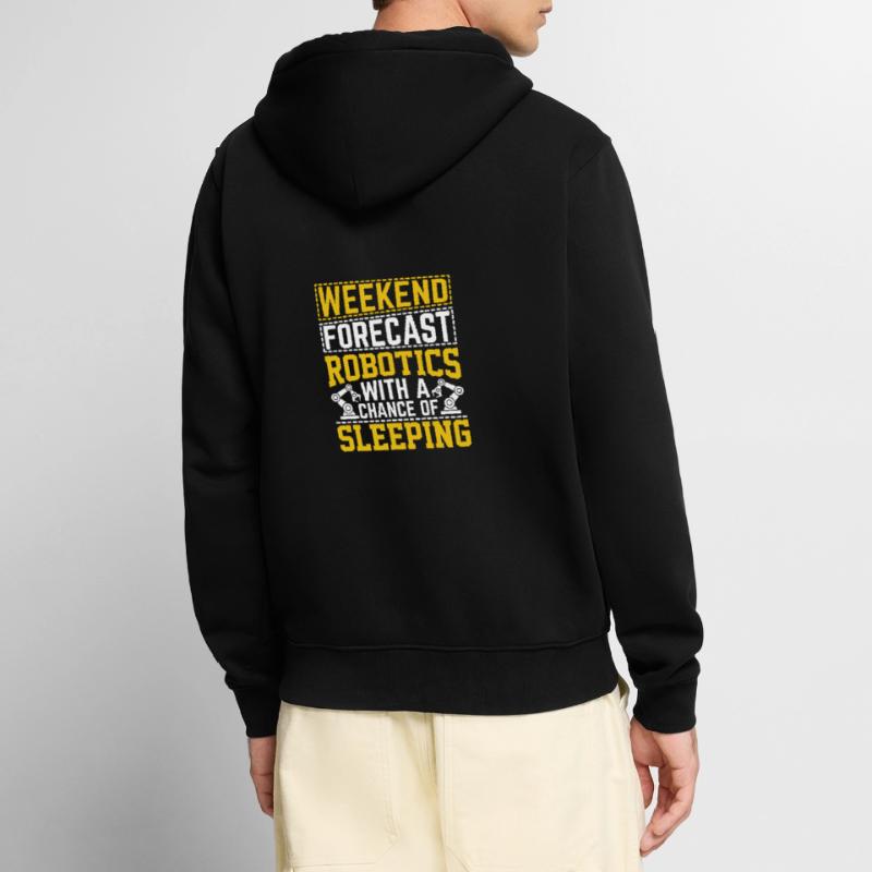 Robot Programmer Automation Technician Unisex Premium Organic Zip Hoodie